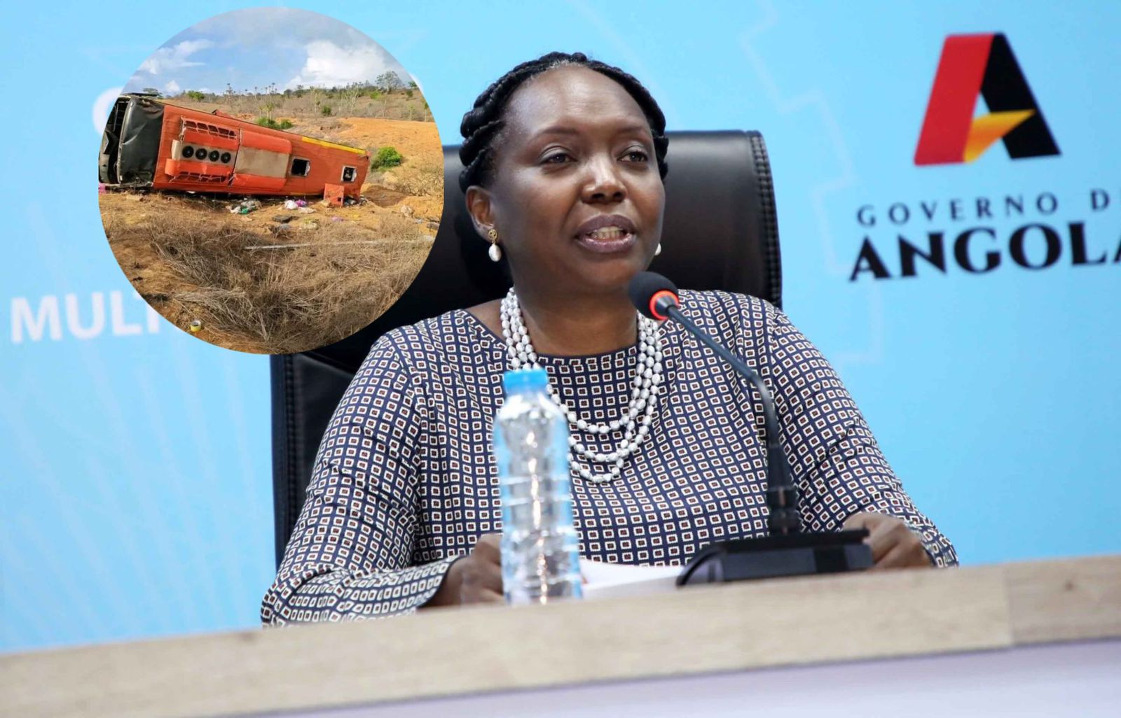 SÍLVIA LUTUCUTA CONSTERNADA COM VÍTIMAS DO ACIDENTE NO CABO LEDO