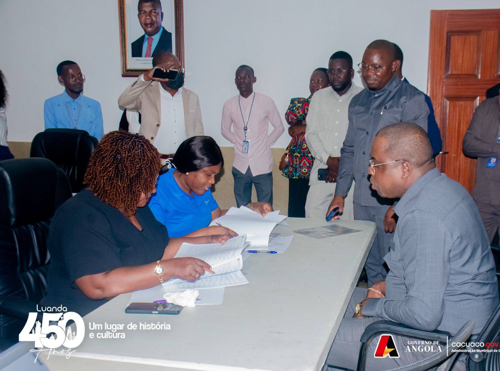 CACUACO ACOLHE INÍCIO DO RECADASTRAMENTO DE FUNCIONÁRIOS PÚBLICOS