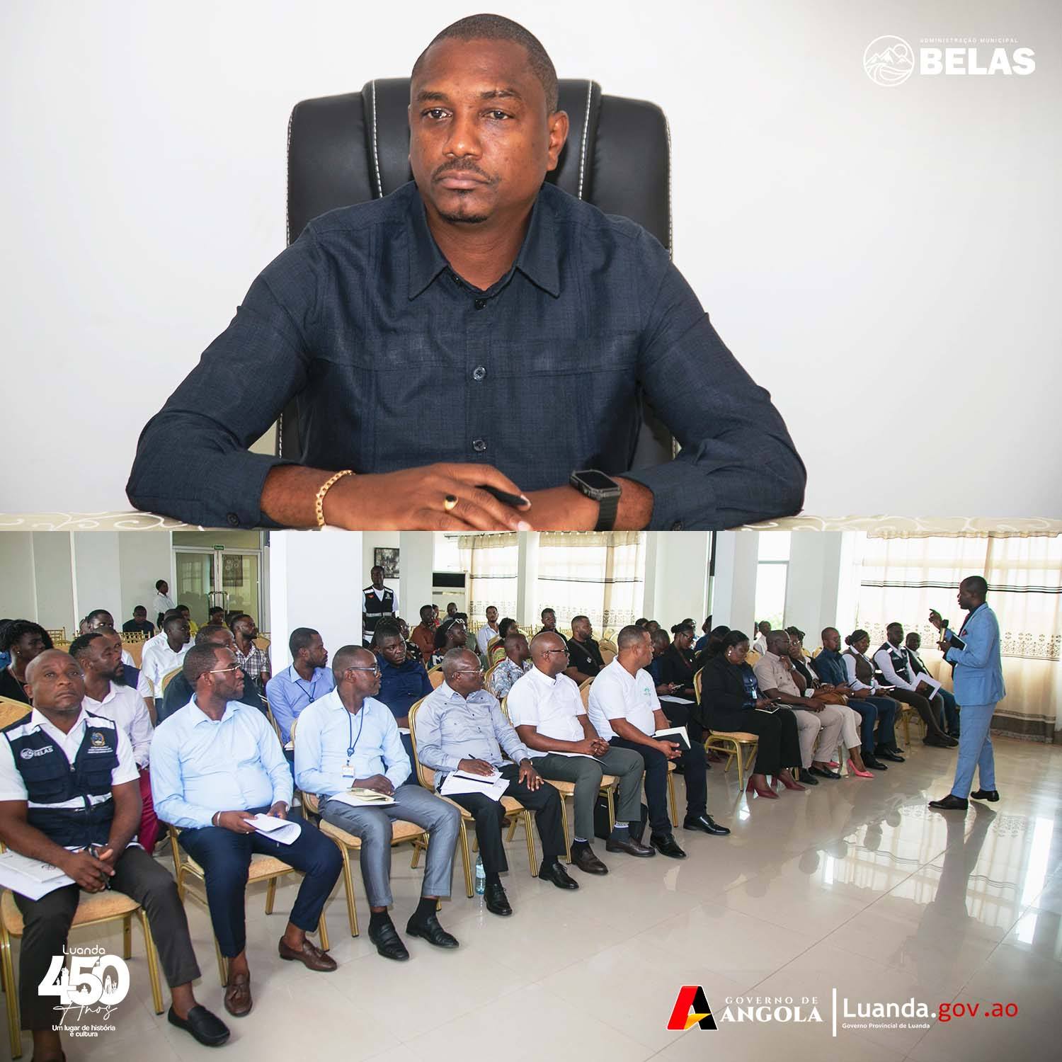 ADMINISTRADOR DE BELAS REÚNE COM OPERADORES ECONÓMICOS PARA REFORÇAR ORDENAMENTO DO COMÉRCIO