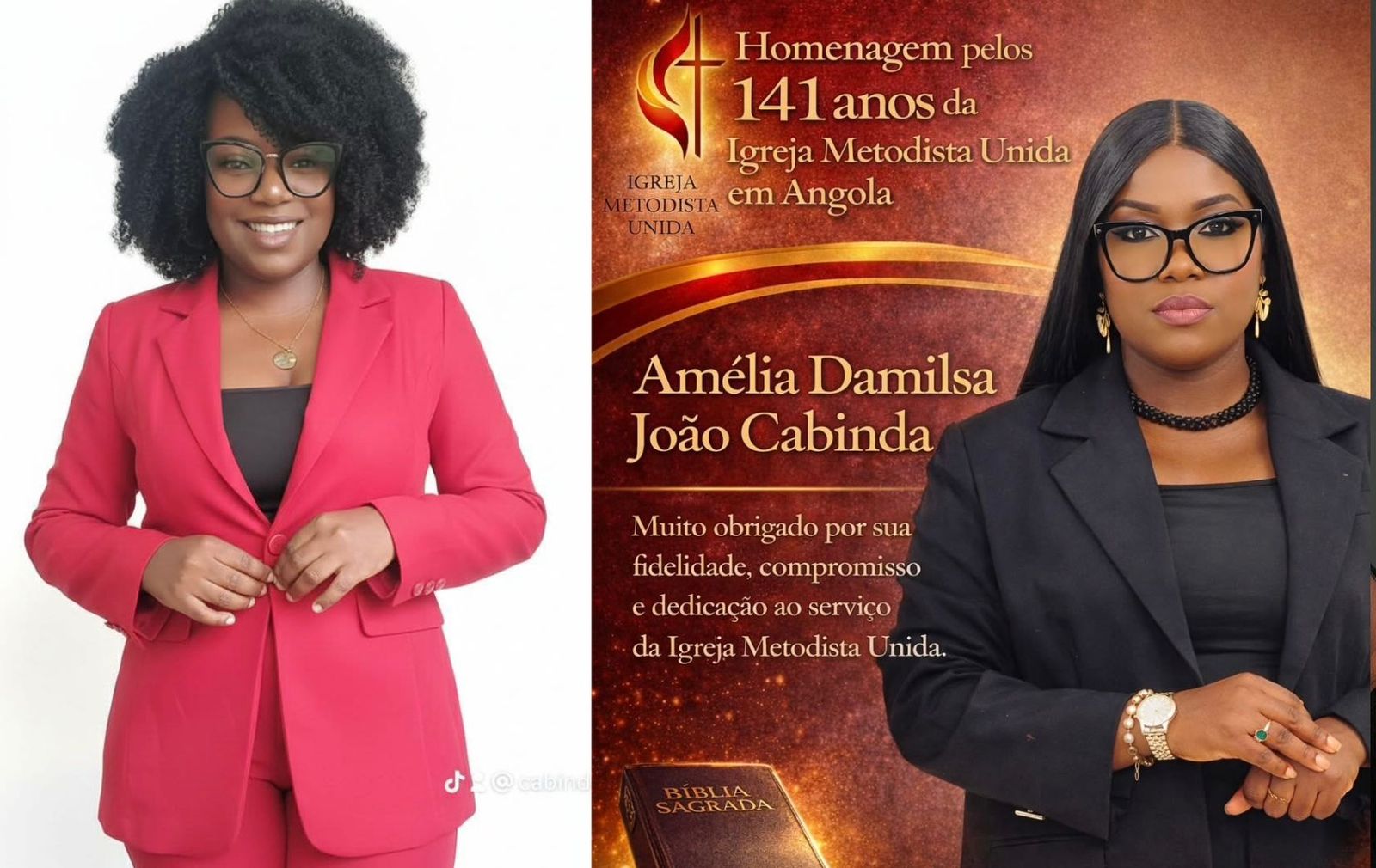 AMÉLIA CABINDA HOMENAGEADA NOS 141 ANOS DO METODISMO EM ANGOLA